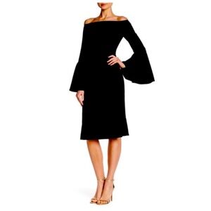 ELOQUII Keepsake Harmony Off-the-Shoulder Dress